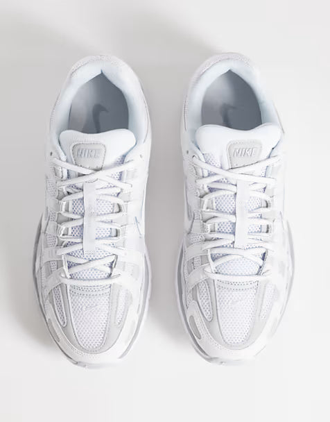 Nike P-6000 White and Silver