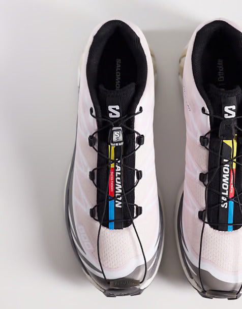 Salomon XT-6 trainers in cloudburst and icy pink