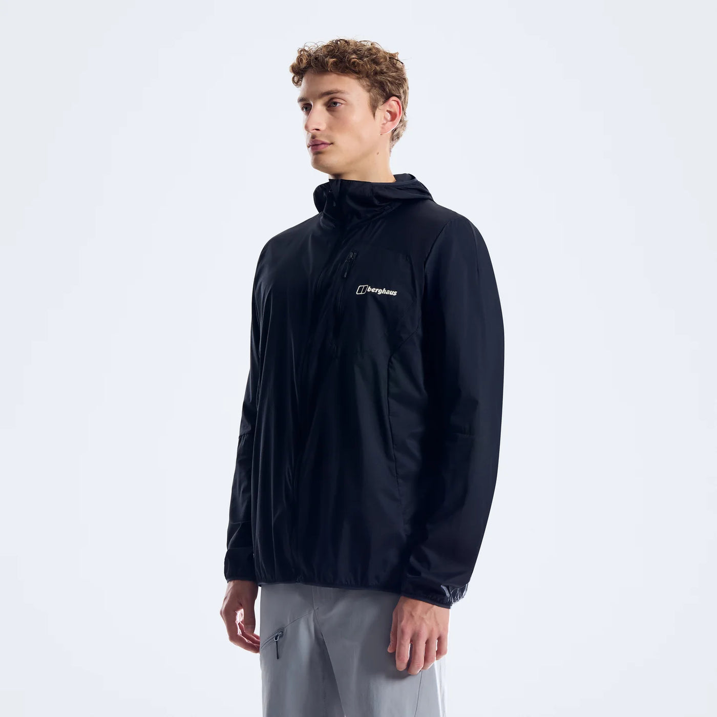 Berghaus Men's Pendower Wind Jacket - Black