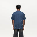 Good For Nothing Abrade Blue Sprayed T-Shirt