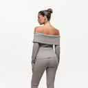 Good For Nothing Ridge Stone Off the Shoulder Long Sleeve