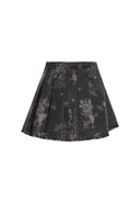 Ed Hardy Womens Edh Love Print Skirt - Black