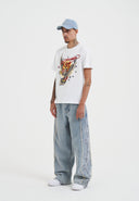 Ed Hardy Mens 97 Eagle Diamante T-shirt - White