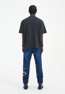 Ed Hardy Mens True-Till-Death Diamante Denim Trousers Jeans - Indigo