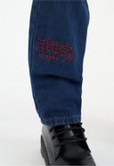 Ed Hardy Mens True-Till-Death Diamante Denim Trousers Jeans - Indigo