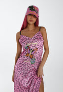 Ed Hardy Womens Motherfly Slip Dress - Pink