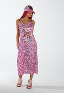 Ed Hardy Womens Motherfly Slip Dress - Pink