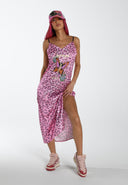 Ed Hardy Womens Motherfly Slip Dress - Pink