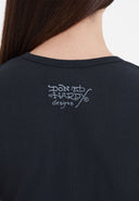 Ed Hardy Womens New York City Cropped Baby Tshirt Top - Black