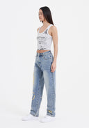 Ed Hardy Womens Vibrant Dragon Cropped Vest - White