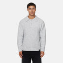Good For Nothing Cozy Boucle Knitwear Grey Polo