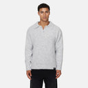 Good For Nothing Cozy Boucle Knitwear Grey Polo
