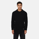 Good For Nothing Cozy Boucle Knitwear Black Polo