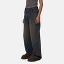 Good For Nothing Asymmetric Washed Rust Denim Jean
