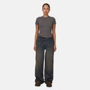 Good For Nothing Asymmetric Washed Rust Denim Jean