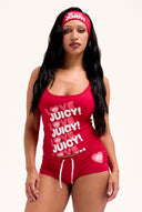Juicy Couture Toreador Love Juicy Vest & Short Pj Set