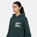 Good For Nothing Authentic Green Hoodie