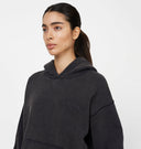 Good For Nothing Float Butterfly Washed Black Hoodie