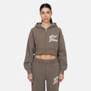 Good For Nothing Authentic Taupe Zip Hoodie
