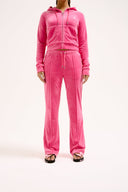 Juicy Couture Hot Pink Velour Diamanté Tracksuit Bottom