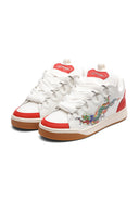 Ed Hardy Mens Hardflip Low - Dragons - White/Red