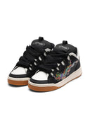 Ed Hardy Mens Hardflip Low - Dragons - Black/White