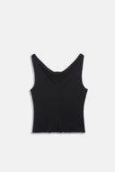 Juicy Couture Black Outline Diamante Drape Top