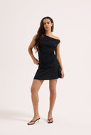 Juicy Couture Black Outline Diamante Drape Top