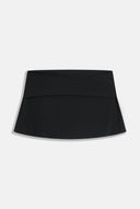 Juicy Couture Black Diamante Roll Down Skirt