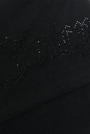 Juicy Couture Black Diamante Roll Down Skirt