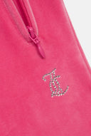 Juicy Couture Hot Pink Velour Diamanté Tracksuit Bottom