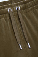 Juicy Couture Dark Olive Velour Diamanté Tracksuit Bottom