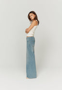House of Sunny Crystallised Wide Leg Denim