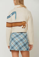 House of Sunny Bias Cut Heritage Skirt