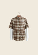 House of Sunny Double Layered Button Down Shirt