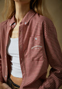House of Sunny Gingham Shirt Red