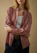 House of Sunny Gingham Shirt Red