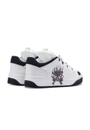 Ed Hardy Womens Hardflip Low - Flaming Skull - White/Black