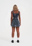 Ed Hardy Womens Edh Love Print Skirt - Blue