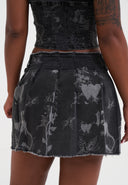 Ed Hardy Womens Edh Love Print Skirt - Black
