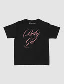 In Print We Trust Baby Girl Baby Tee - Black