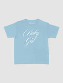 In Print We Trust Baby Girl Baby Tee - Blue