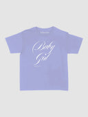 In Print We Trust Baby Girl Baby Tee - Purple