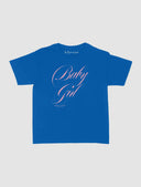 In Print We Trust Baby Girl Baby Tee - Royal Blue
