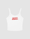 brunette bombshell tank top - In Print We Trust
