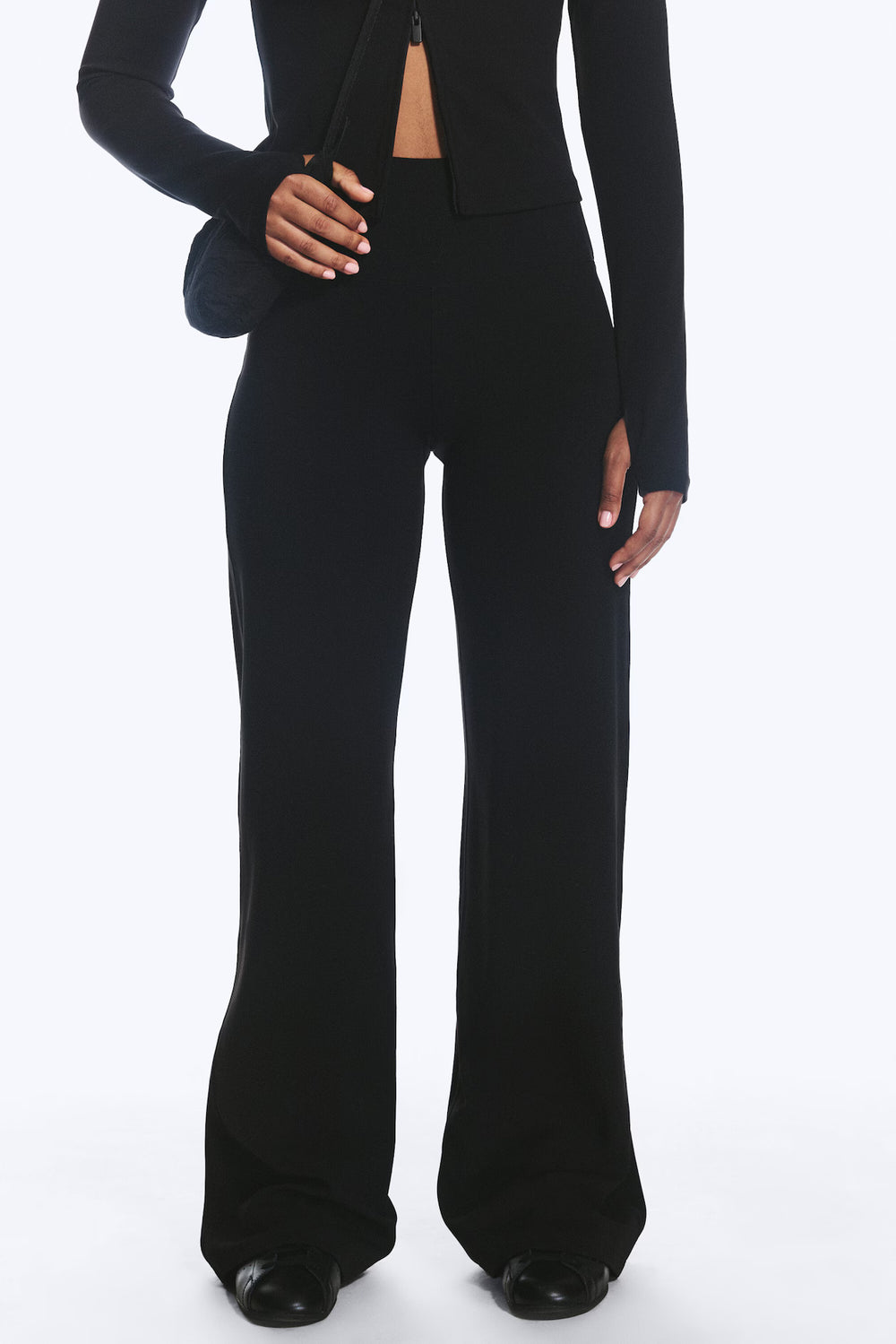 Relaxed Sport Trousers in Black