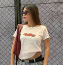 drop top baby tee - In Print We Trust