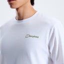 Berghaus Men's Geo-Mountaintry Essential Tee - White