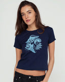 In Print We Trust Sandy Baby Tee