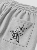 starstruck grey sweatpants - In Print We Trust